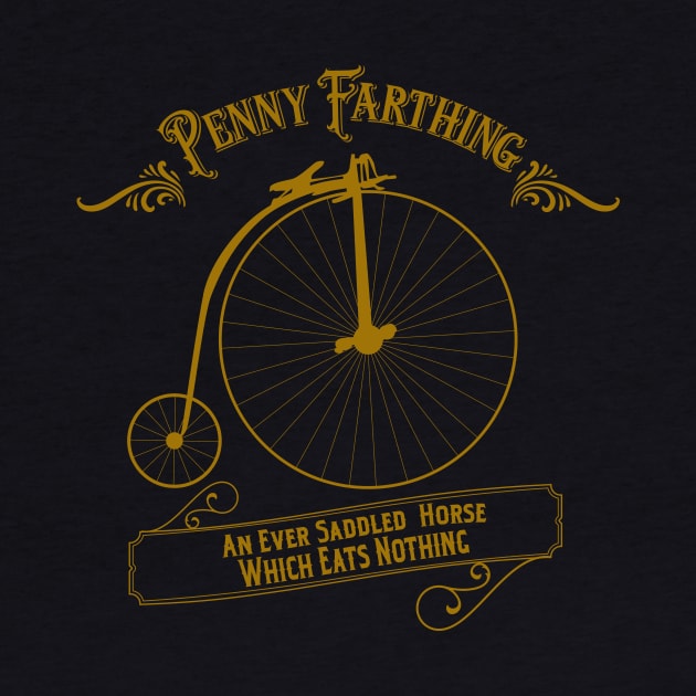 Penny Farthing Retro Bicycle Vintage Bike Gift by LovableDuck